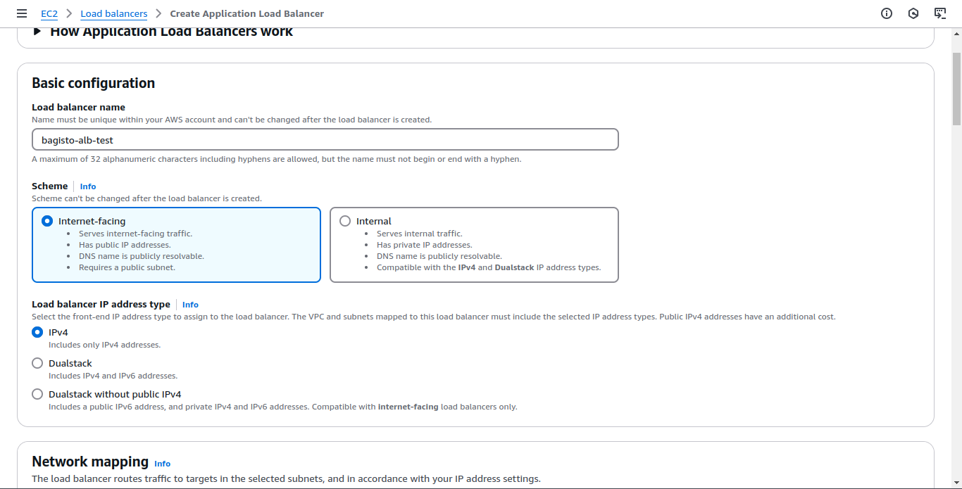 Create Load Balancer